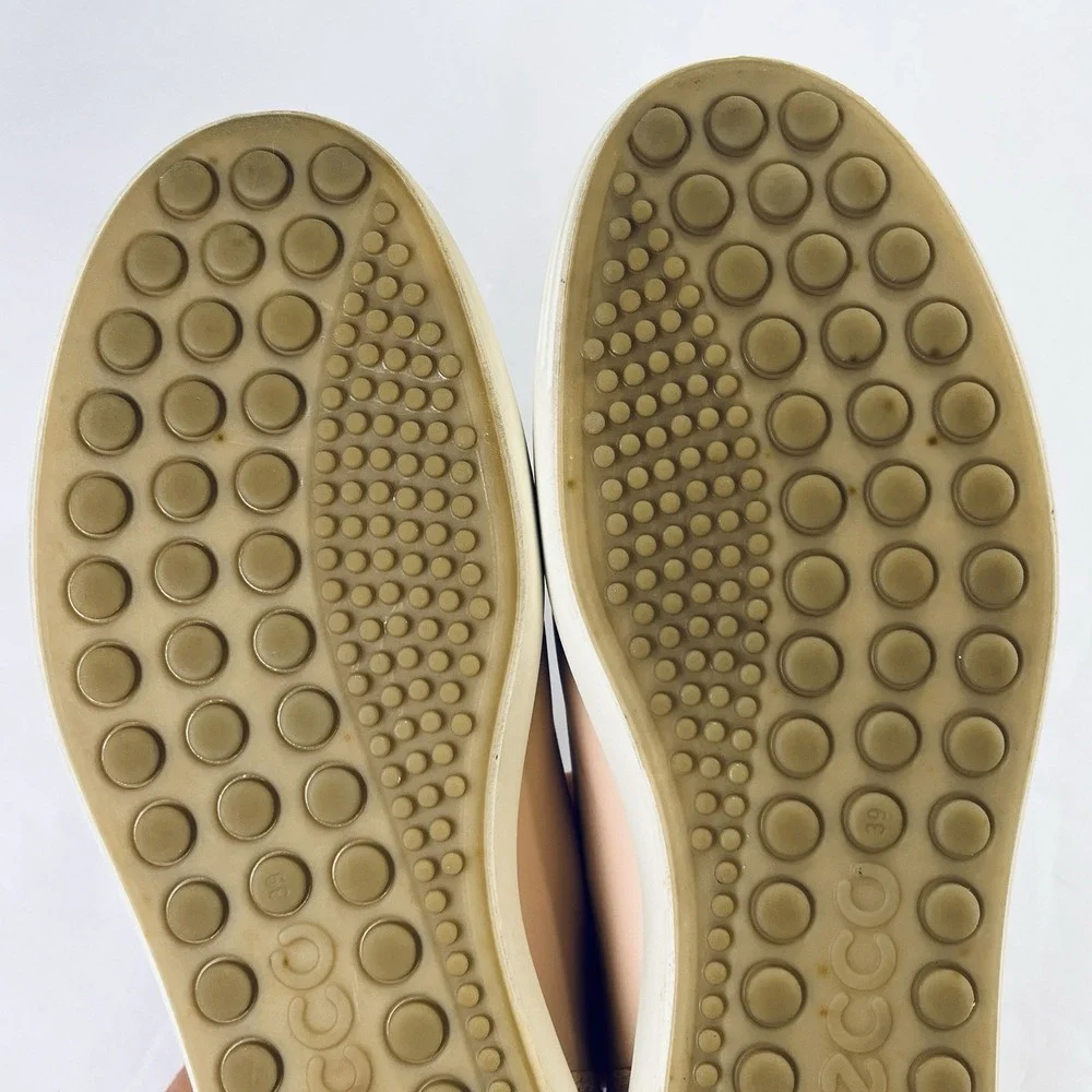Ecco Soft 7 Shoes Womens EU 39/8-8.5 US Pink‎ Leather Casual Comfort Sneakers